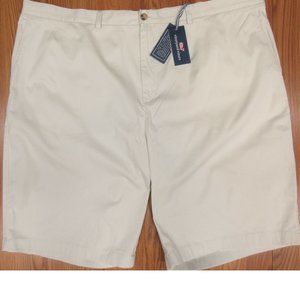 NEW! VINEYARD VINES BREAKER SHORT REGULAR FIT COTTON/SPANEX KHAKI TALL 52, 52T